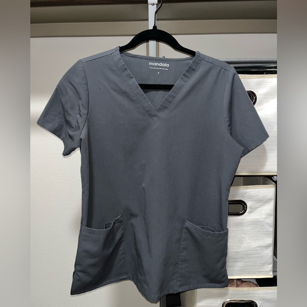 Mandala grey scrubs